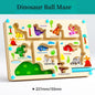 Magnetic digital bead magnetic maze toy for children's puzzle practice.