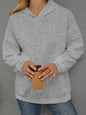 Loose Fashion Three-dimensional Printing Long Sleeve Pullover Hoodie Women